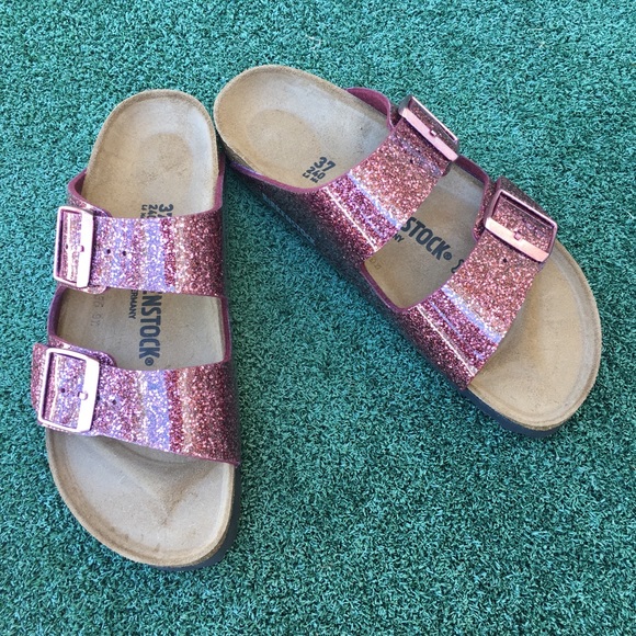 NWT Birkenstock Arizona Sandal Cosmic Sparkle Port - Picture 3 of 9